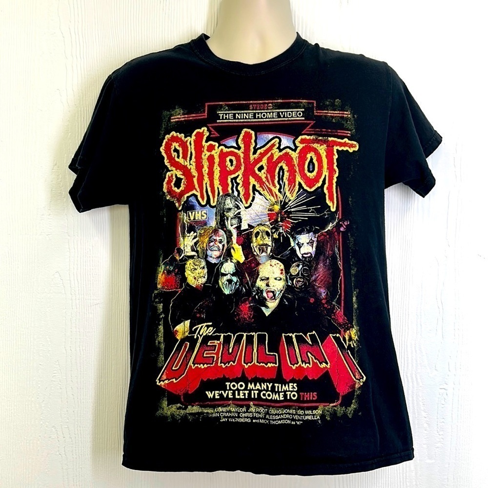 SlipKnot - The Devil In One SlipKnot Graphic Metal Short Sleeve T Shirt Medium